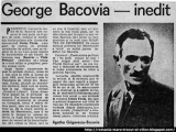 56 de ani de la moartea lui George Bacovia, cel mai important poet simbolist român