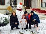 Traian Băsescu își distrează nepoțica