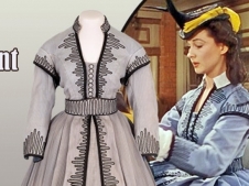 O rochie purtată de Vivien Leigh în filmul 'Pe aripile vântului', vândută cu 137.000 de dolari